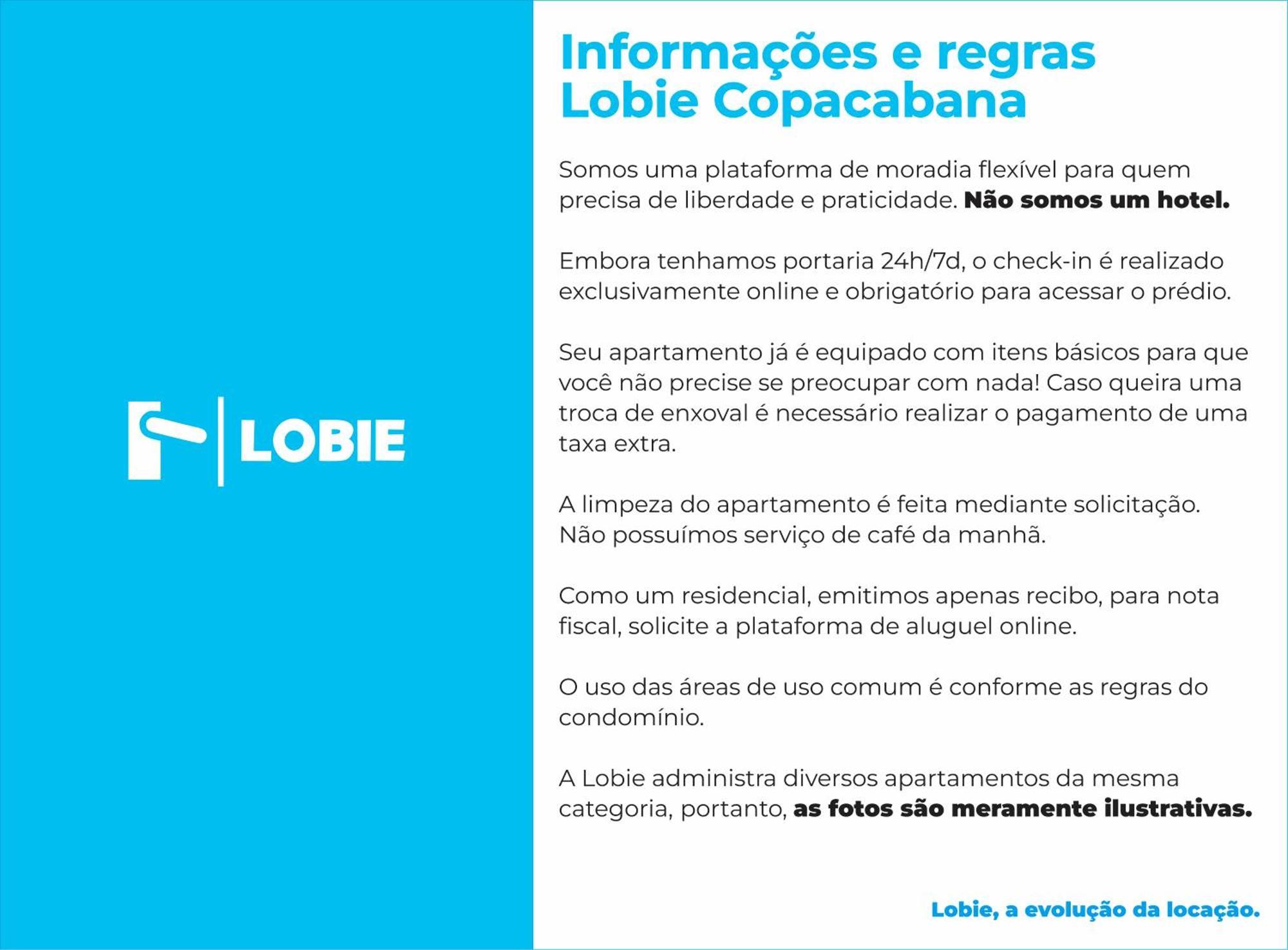 Lobie Copacabana Lejlighed Rio de Janeiro Eksteriør billede